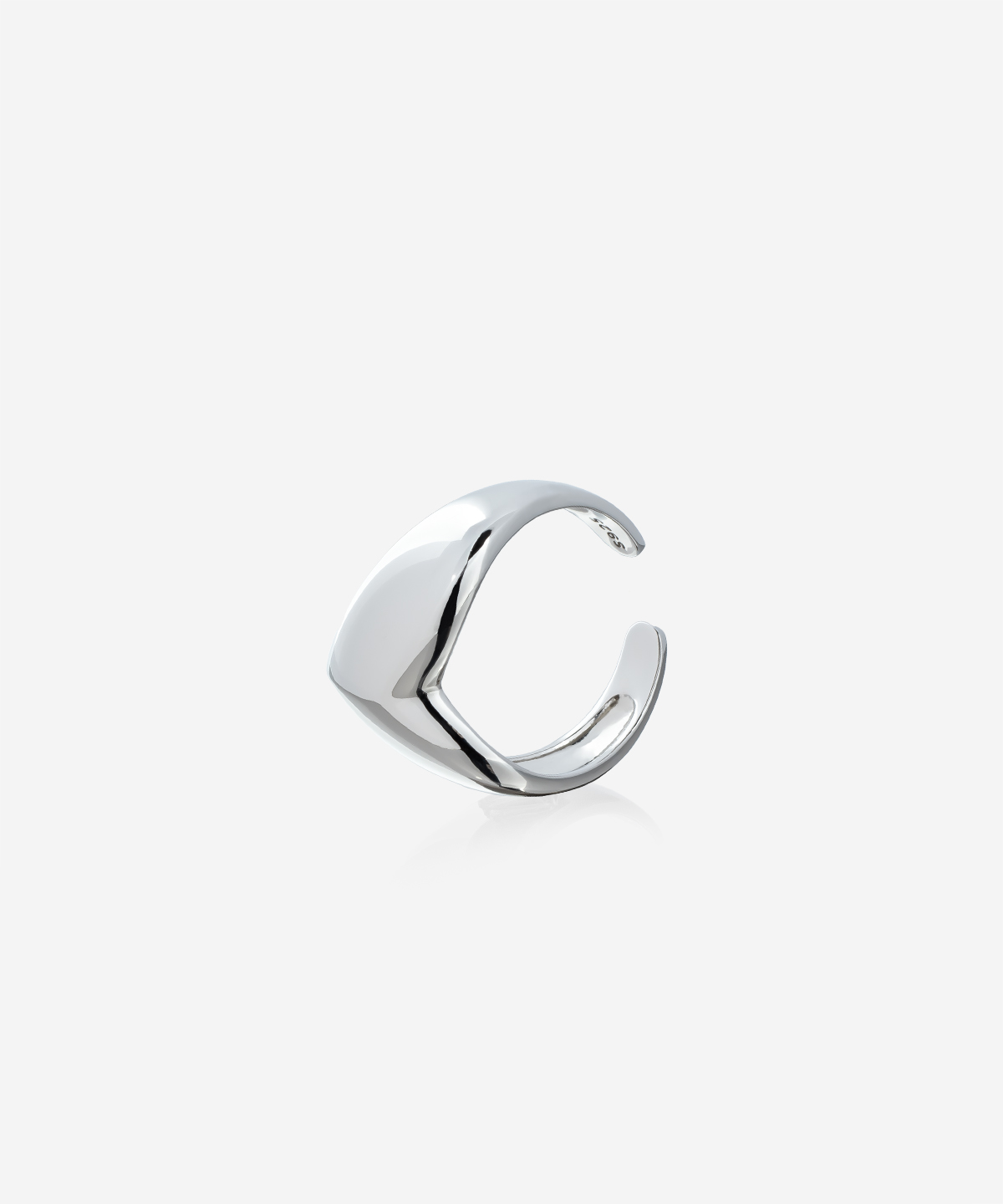 Amore dome silver ring