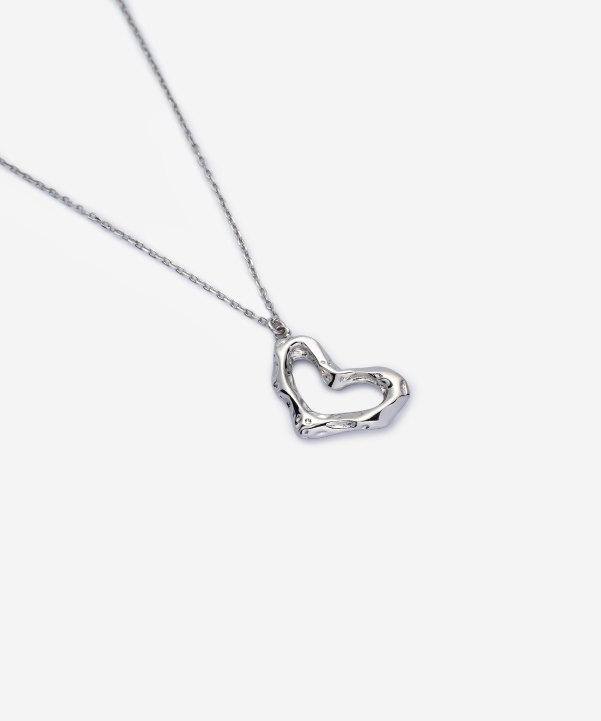 Antique heart náhrdelník stříbrný 