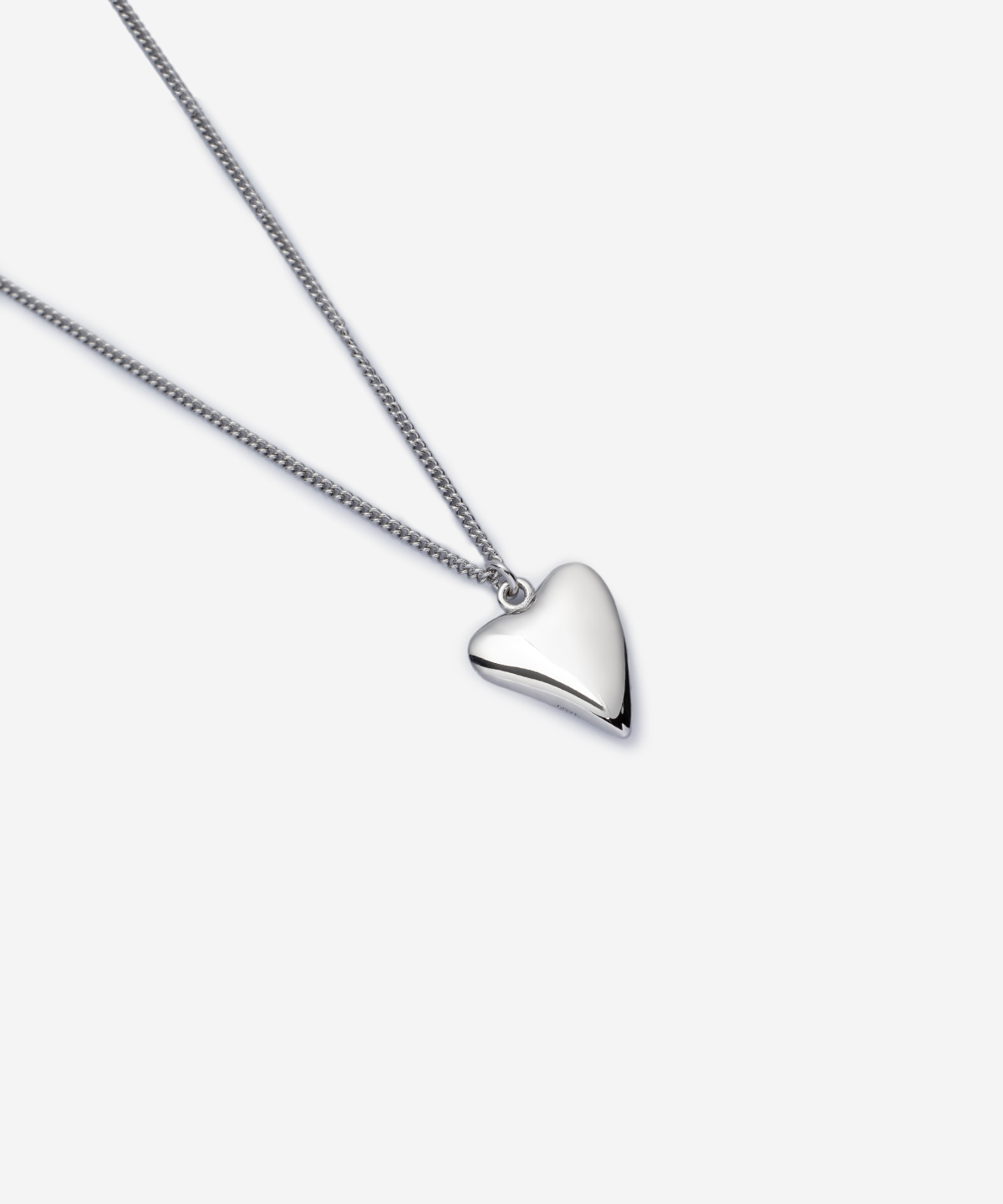 Heart silver  necklace