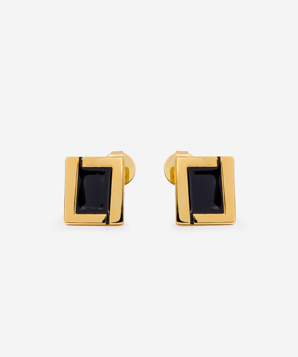 Sonus gold-plated brass earrings