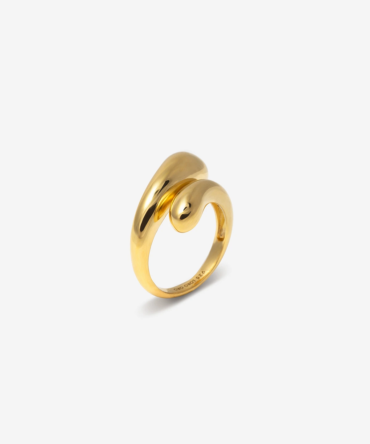 Leveche ring golden-plated
