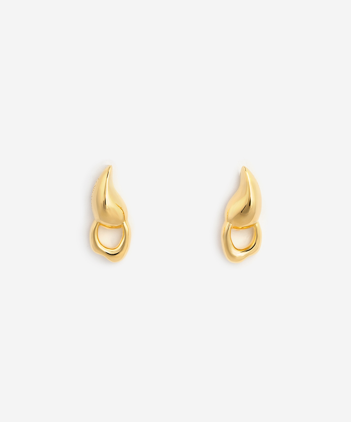 Drops earrings gold-plated